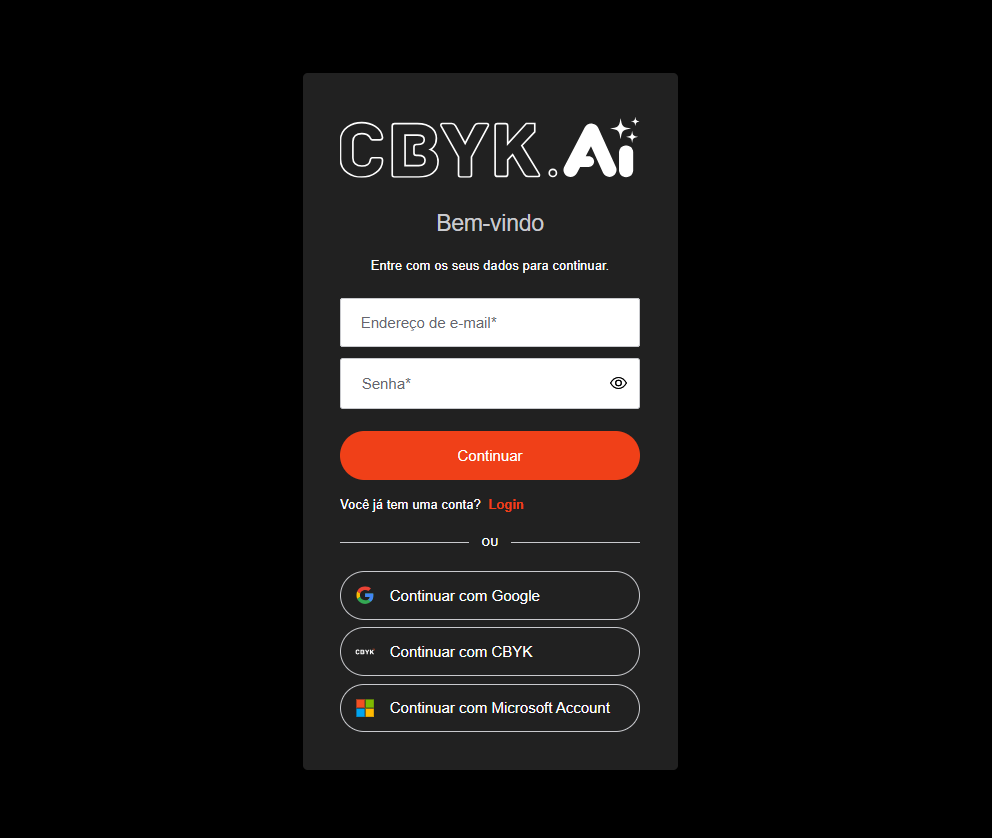 Login With CBYK